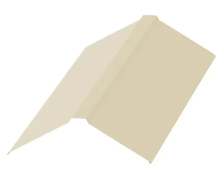 Планка конька плоского Металл Профиль 120x120x2000 0,5 Norman цвет RAL 1015