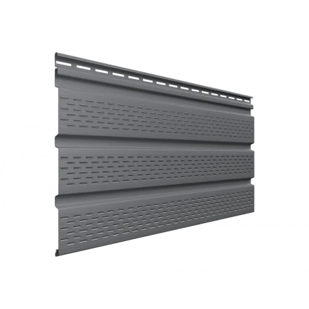 Виниловый софит Технониколь с полной перфорацией бруния