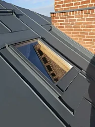 Мансардное окно ВиЛайт Без открывания с окладом