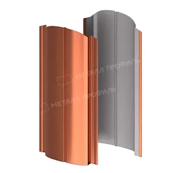 Штакетник Металл Профиль Круглый Ellipse Purman 0,5 фигурный