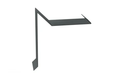 Планка ветровая для мягкой кровли двойная завальцовка Grand Line 60x30x90 0,45 Полиэстер цвет RAL 7005