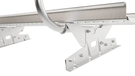 с ограждением для фальцевой кровли 3 м Оцинкованный 