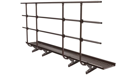 С ограждением для фальцевой кровли 3 м, Ral 8017