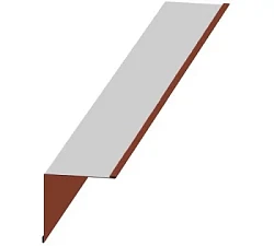 Планка угла внутреннего Металл Профиль 115x115x2000 Puretan 0,5