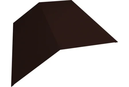 Планка конька плоского Grand Line 145x145 0,5 Pural Matt цвет RR 887 Планка конька плоского Grand Line 145x145 0,5 Pural Matt цвет RR 887