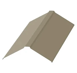 Планка конька плоского простая Металл Профиль 145x145x2000 Полиэстер 0,45