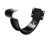 Крюк желоба d-125 мм короткий (карнизный) Grand Line GL PU Полиуретан 1,0 RAL 9005