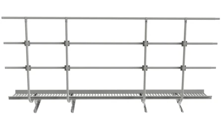 с ограждением для фальцевой кровли 3 м 