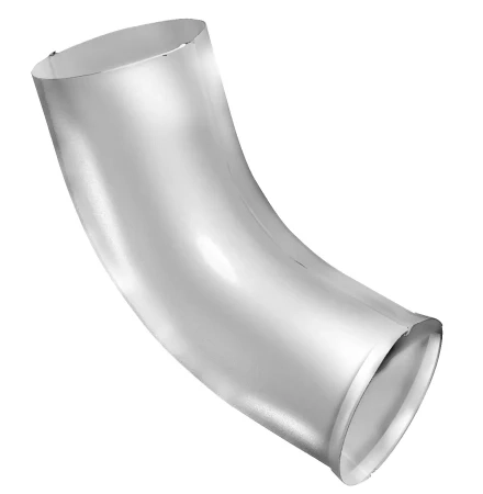 Колено стока d-100 мм 60 гр. Grand Line Полиуретан 0,6 RAL 9003