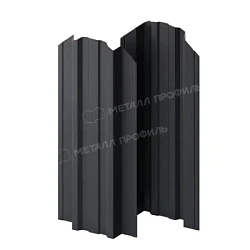 Штакетник Металл Профиль Прямоугольный Trapeze Viking двухсторонний 0,45 фигурный Штакетник Металл Профиль Прямоугольный Trapeze Viking двухсторонний 0,45 фигурный