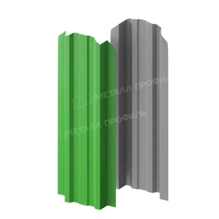 Прямоугольный Lane Norman 0,5 RAL 6018 фигурный