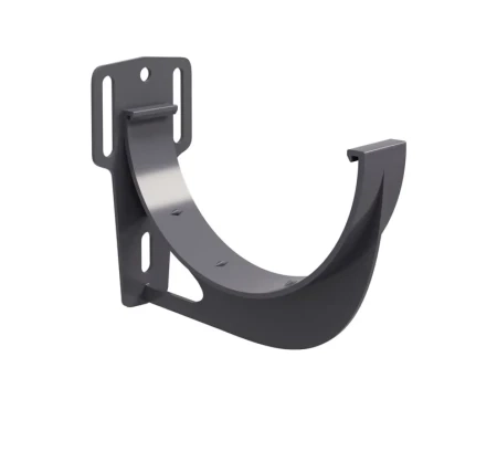 Кронштейн желоба slider ПВХ d-120 мм Grand Line Классика графит RAL 7024