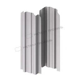 Штакетник Металл Профиль Прямоугольный Lane Norman 0,5 фигурный