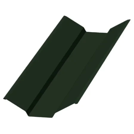 Планка ендовы верхняя Металл Профиль 76x76x2000 Viking E 0,5 цвет RAL 6007