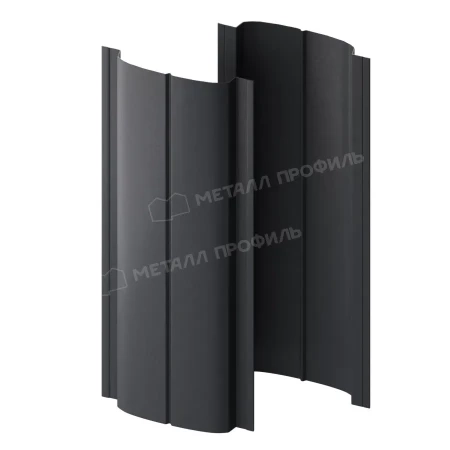 Круглый Ellipse Полиэстер двухсторонний 0,45 RAL 7024