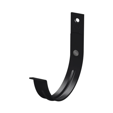 Крюк желоба карнизный усиленный d-125x132 мм Металл Профиль FORAMINA PUR 3,0 Purman RAL 9005