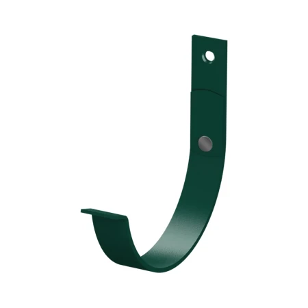 Крюк желоба карнизный усиленный d-125x132 мм Металл Профиль FORAMINA PUR 3,0 RAL 6005