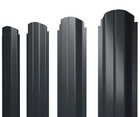 П-образный Rooftop Matte (Стальной бархат) 0,5 RAL 7016 фигурный