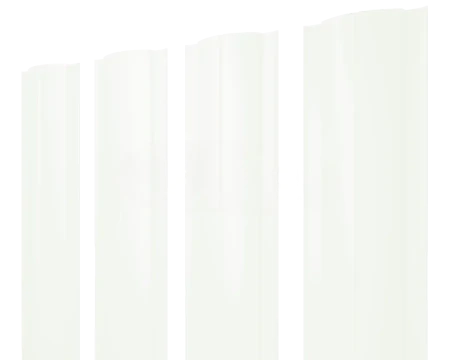 Круглый Velur 0,5 RAL 9003 прямой