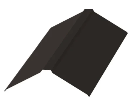 Планка конька плоского Металл Профиль 190x190x2000 0,50 PURETAN цвет RR 32