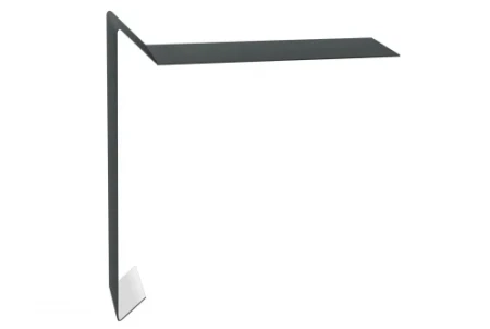 Планка ветровая для мягкой кровли Grand Line 130x25x100 0,45 Полиэстер цвет RAL 7005