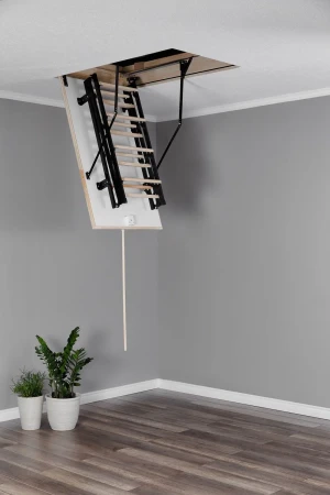 Чердачная люк-лестница Oman Складная комбинированная 3-х секционная Stallux в Туле фото