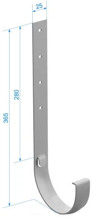 Кронштейн желоба ПВХ d-120 мм металлический Döcke Premium в Туле фото