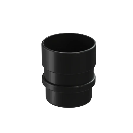 Соединитель трубы (муфта) d-100 мм ПВХ Döcke Lux карбон RR 33