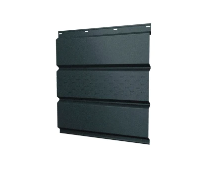 Металлический софит Grand Line Velur 0,5 с частичной перфорацией Ral 7016