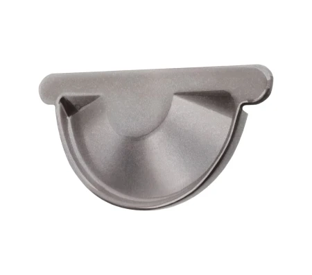 Заглушка желоба d-125 мм торцевая универсальная Grand Line Optima 0,55 Оцинкованная