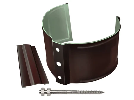 Кронштейн трубы на кирпич d-90 мм Grand Line Optima Matt Полиэстер Matt 0,55 RAL 8017