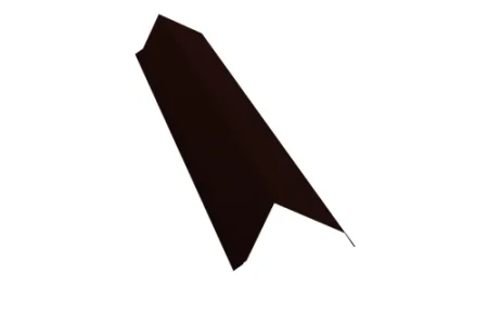 Планка торцевая Grand Line 80x100 0,5 Atlas цвет RR 32