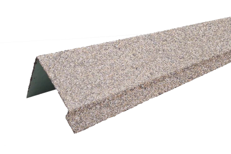 Наличник оконный металлический Lux Hauberk (гранулят) серо-бежевый