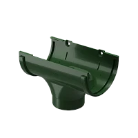 Воронка желоба ПВХ d-120x80 мм Döcke Standard зеленая RAL 6005