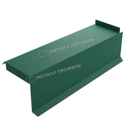 Планка сегментная торцевая правая Металл Профиль 400 мм 0,5 VikingMP E цвет RAL 6005