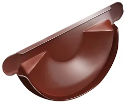 Заглушка желоба d-125 мм торцевая универсальная Grand Line Полиуретан 0,6