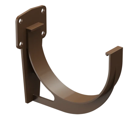 Кронштейн желоба ПВХ d-120 мм Döcke Premium каштан RAL 8017