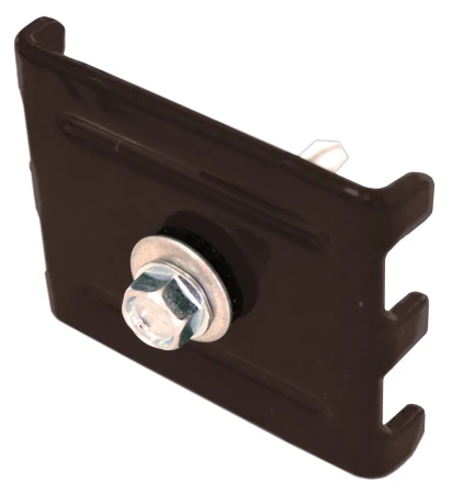 Крепление скоба (саморез 5,5x32) RAL8017