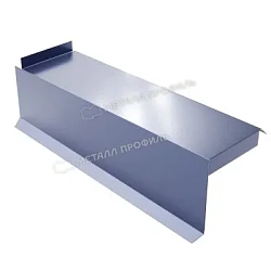 Планка сегментная торцевая левая Металл Профиль 400 мм Purman 0,5