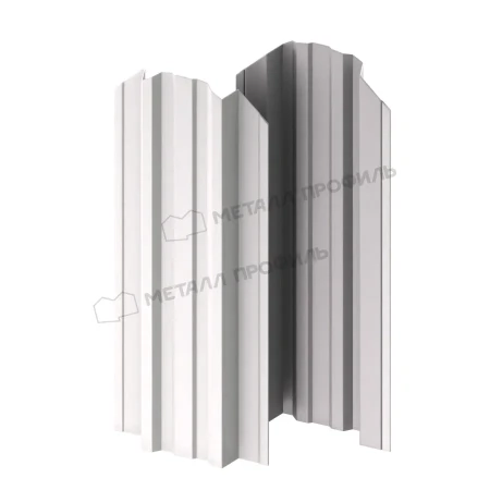 Прямоугольный Trapeze Norman 0,5 RAL 9003 фигурный