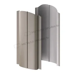 Штакетник Металл Профиль Круглый Ellipse Полиэстер 0,45 фигурный