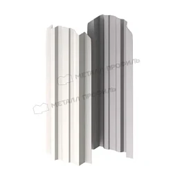 Штакетник Металл Профиль Прямоугольный Lane Полиэстер 0,45 фигурный