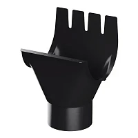 Воронка желоба выпускная d-150x100 мм Металл Профиль FORAMINA PUR Purman двухсторонний 0,6 RAL 9005