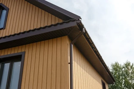 Виниловый софит Grand Line T4 Классика без перфорации коричневый