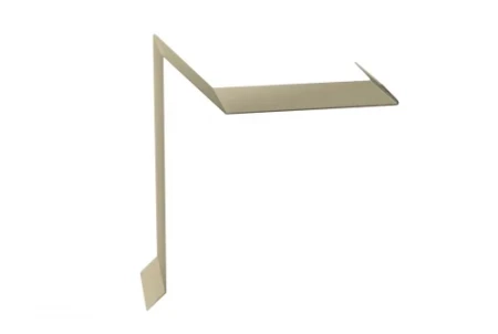 Планка ветровая для мягкой кровли двойная завальцовка Grand Line 60x30x90 0,45 Полиэстер цвет RAL 1015