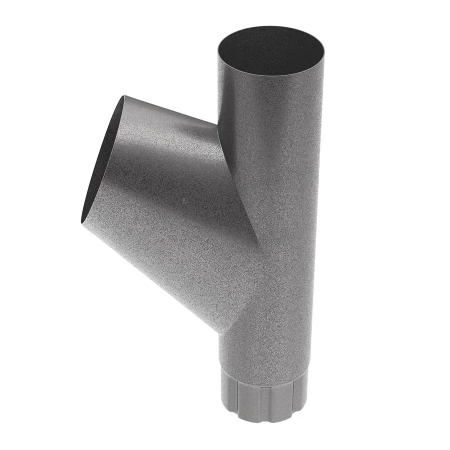 Тройник трубы d-100 мм Металл Профиль FORAMINA FREEZE Valori двухсторонний 0,5 Grey