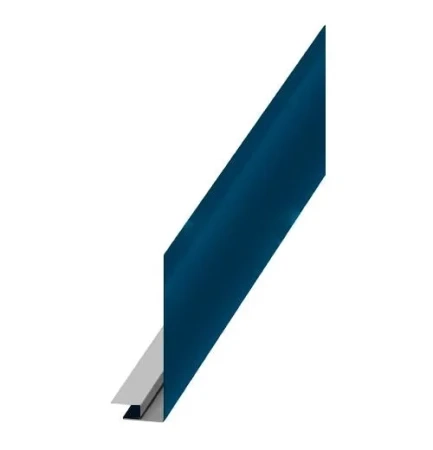 Планка карнизного свеса сложная Металл Профиль 250x50x2000 0,50 PURMAN цвет Citrine Темно-синий