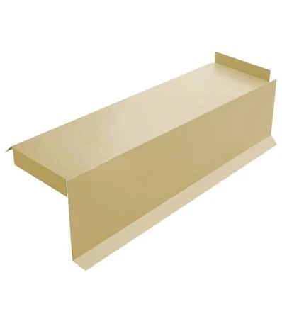 Планка сегментная торцевая правая Металл Профиль 400 мм 0,5 Norman цвет RAL 1014