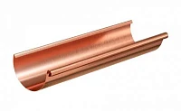 Желоб водосточный d-150 мм 3 м Aquasystem Элит 0,6 медный