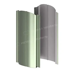 Штакетник Металл Профиль Круглый Ellipse Purman 0,5 фигурный